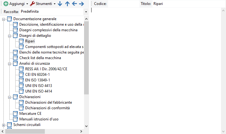 Gestione delle raccolte di modelli di sezioni Gestione delle raccolte di modelli di sezioni