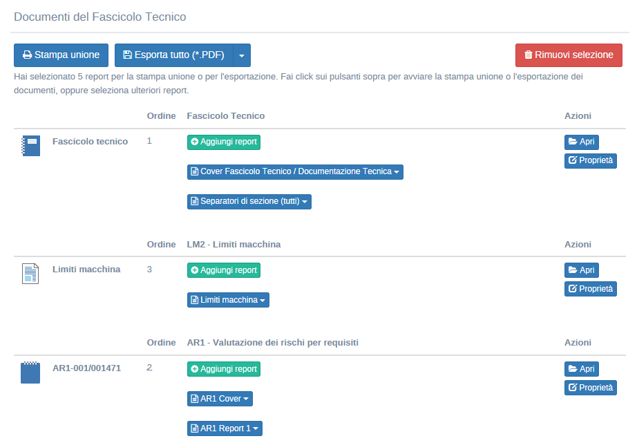 Pagina "Stampa unione" Pagina "Stampa unione"